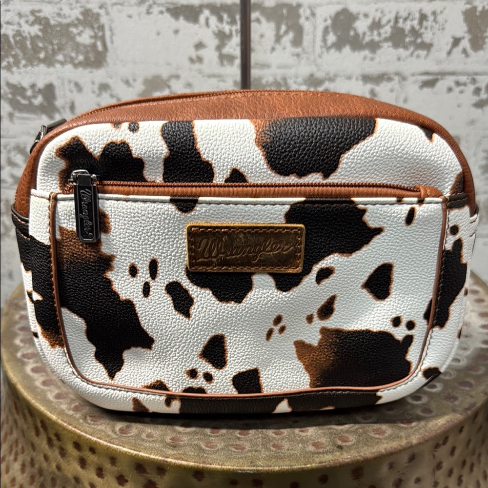 Wrangler Cow Print Crossbody Bag
